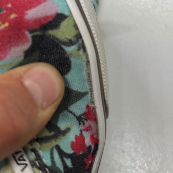 Vans off the Wall kids floral print size 4 - Picture 9 of 10